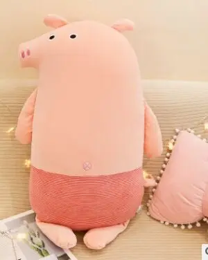 pig Новые игрушки динозавра из мультфильма, с изображением свинки, медведь, Пингвины плюшевые игрушки мягкие куклы подушка для сна, подушка подарок на день рождения s1087 - Цвет: pig