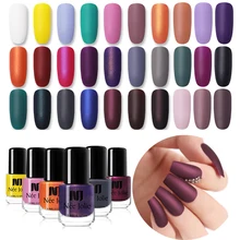 Лак для ногтей NEE JOLIE Matte Effetc, 33 чистых цвета, красный, серый цвет, для дизайна ногтей, жирный лак, лак для ногтей, для ногтей, сделай сам
