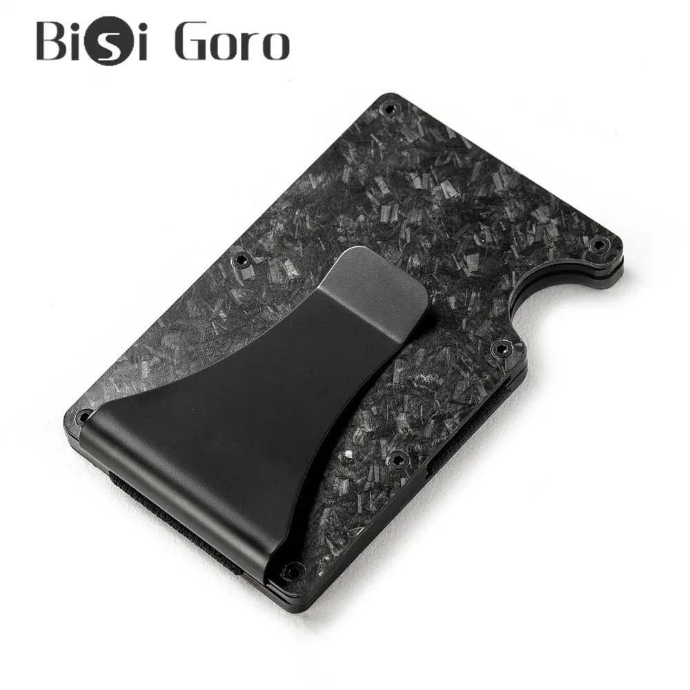 Кошелек для банковских карт BISI GORO металлический с RFID-блокировкой тонкий