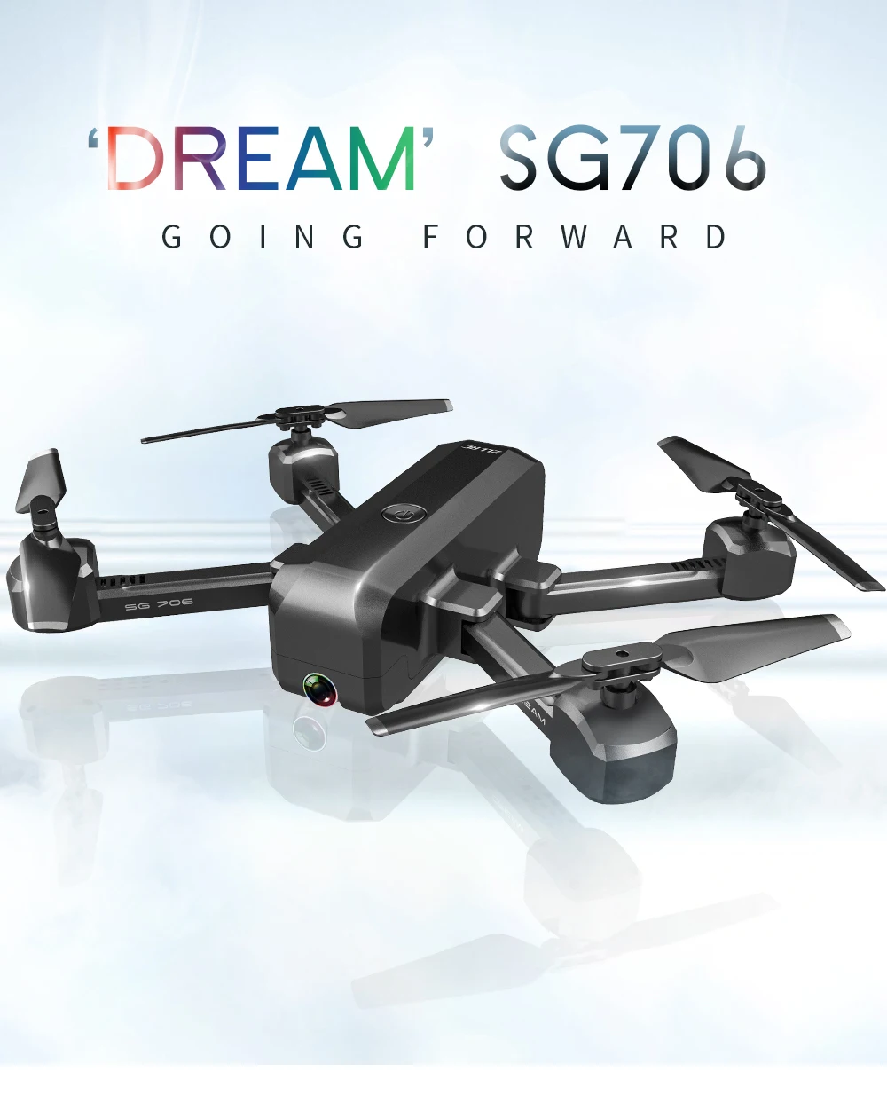 SG706 Квадрокоптер Дрон 4K 1080P двойная камера WiFi FPV оптический поток Профессиональный радиоуправляемый Дрон складной Квадрокоптер игрушки