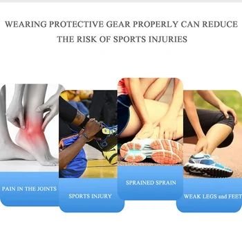 1pc Sport Ankle Brace Protector Dunne Ademende Compressie Verstuiking Voeten Ondersteuning Wrap Bescherming Accessoiresvoor Rechts/Links Voet