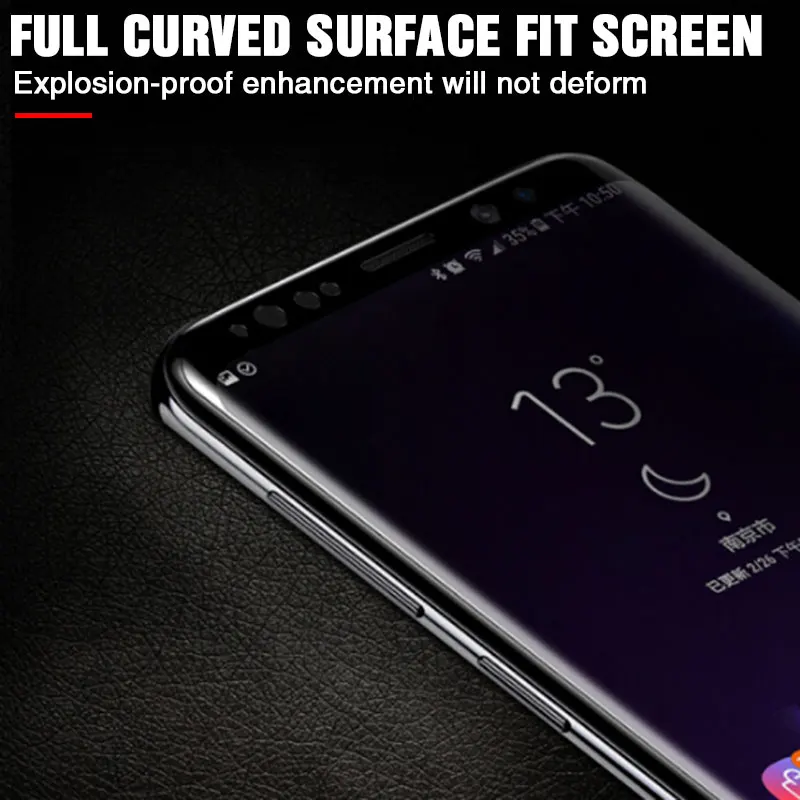 AZV 111D полная мягкая Гидрогелевая пленка для samsung Galaxy S9 S8 Plus S6 S7 edge A50 A70 A10 A20 A30 Note 8 9 Защита для экрана