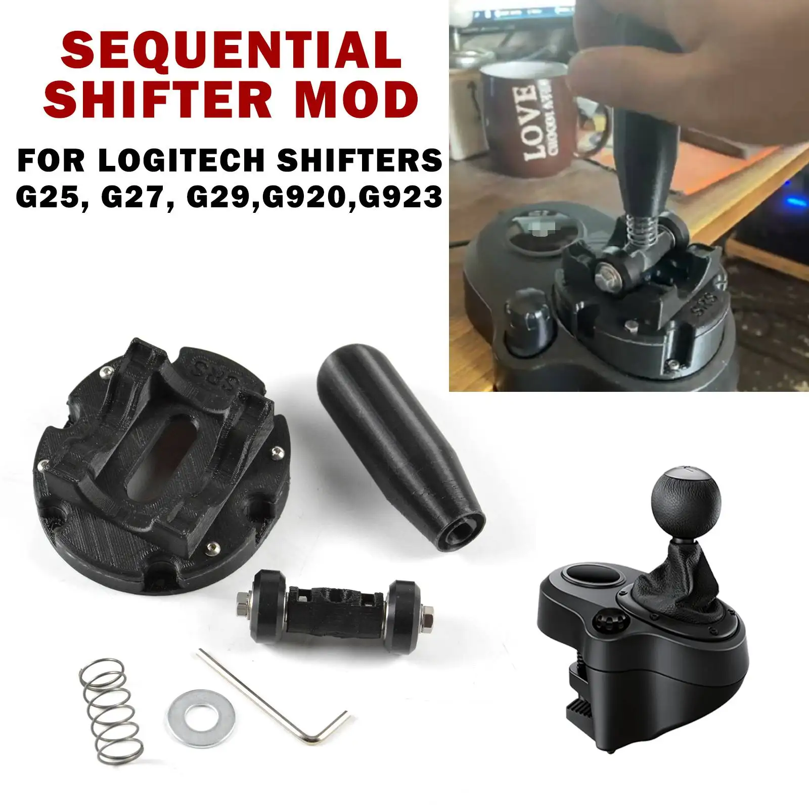 Tanie Sekwencyjny Shifter Mod dla Logitech G27 Logitech G29 G923 G25