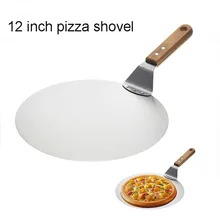 Инструменты для выпечки, инструменты для пиццы, 12 дюймов, лопата для пиццы, Безопасная передача пиццы, лопата для торта из нержавеющей стали