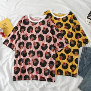 

Europe and The United States 2020 summer short-sleeved T-shirts ladies in large size t-shirts half sleeved women's clothes