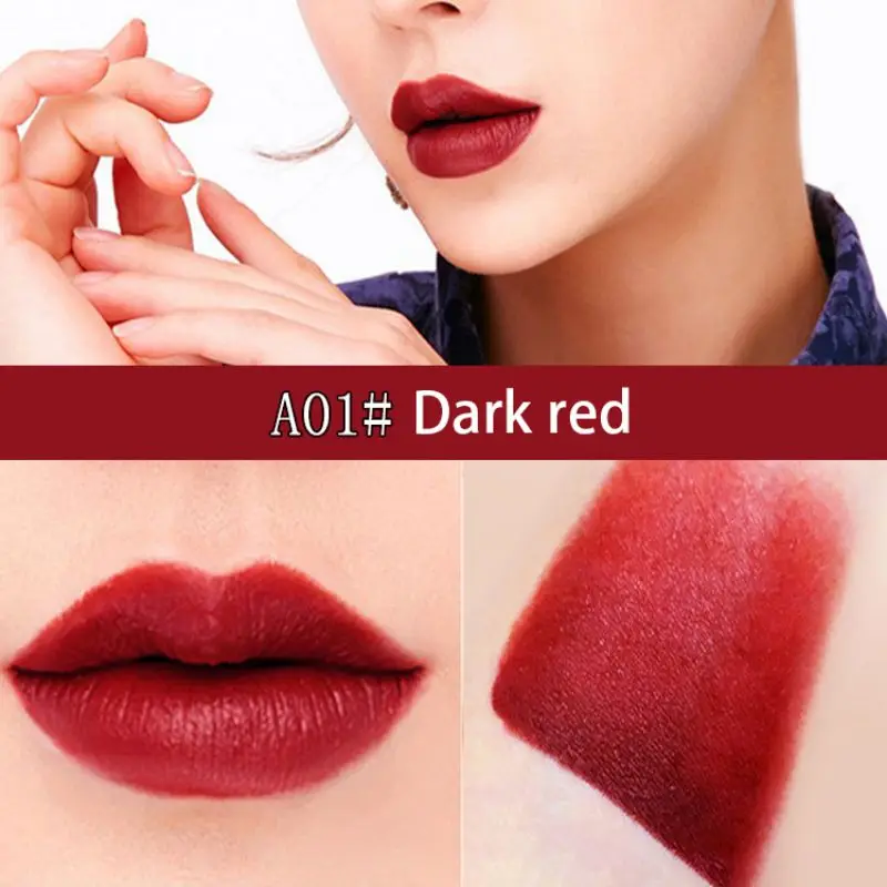 Non-stick cup Sexy Matte Small Gold Star Lipstick Makeup Lipstick Long Lasting Lipstick Waterproof