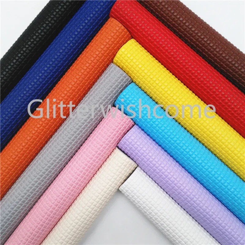 Glitterwishcome 21X29 см A4 размер винил для бантов пледы тисненая Синтетическая кожа