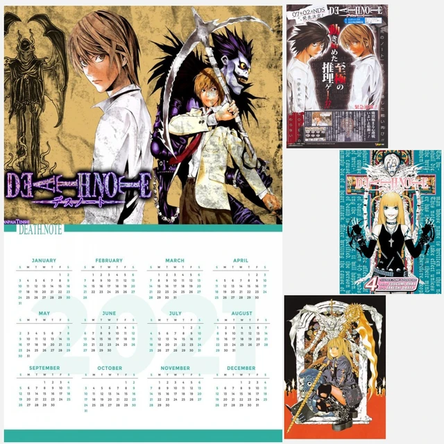  Death Note Calendar 2022: Anime-Manga OFFICIAL Calendar  2021-2022 ,Calendar Planner 2022-2023 with High Quality Pictures for Fans  Around the World!: 9798453577569: Mozzato, Umberto: Books
