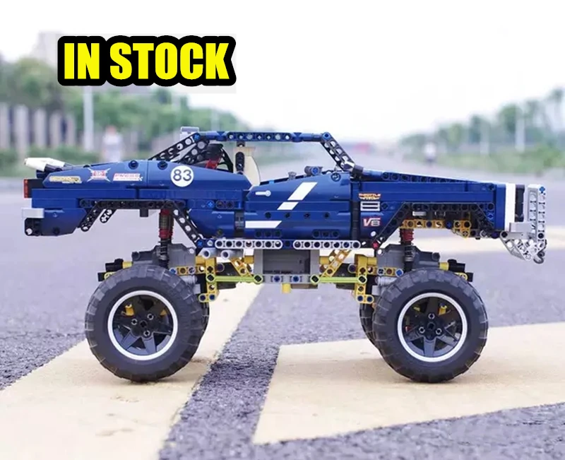 20011 4x4 гусеничный эксклюзивный выпуск technic гоночный автомобиль модель совместима