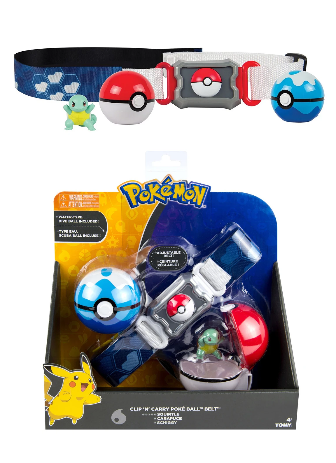 TAKARA TOMY Pokemon toys Pokeball с ремнем, фигурка, модель, игрушки, выдвижной пояс, подарки для детей, детские игрушки в коробке - Цвет: with box1