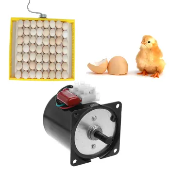 

220V Automatic Incubator eggss Hatcher Engine Reversible Geared Motor 2.5r/min