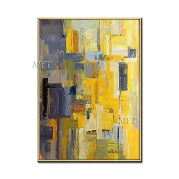 

Free Shipping Unframed Modern Abstract Hand Painted Oil Painting for Living Room Wall Art Pictures Canvas Paintings Artwork