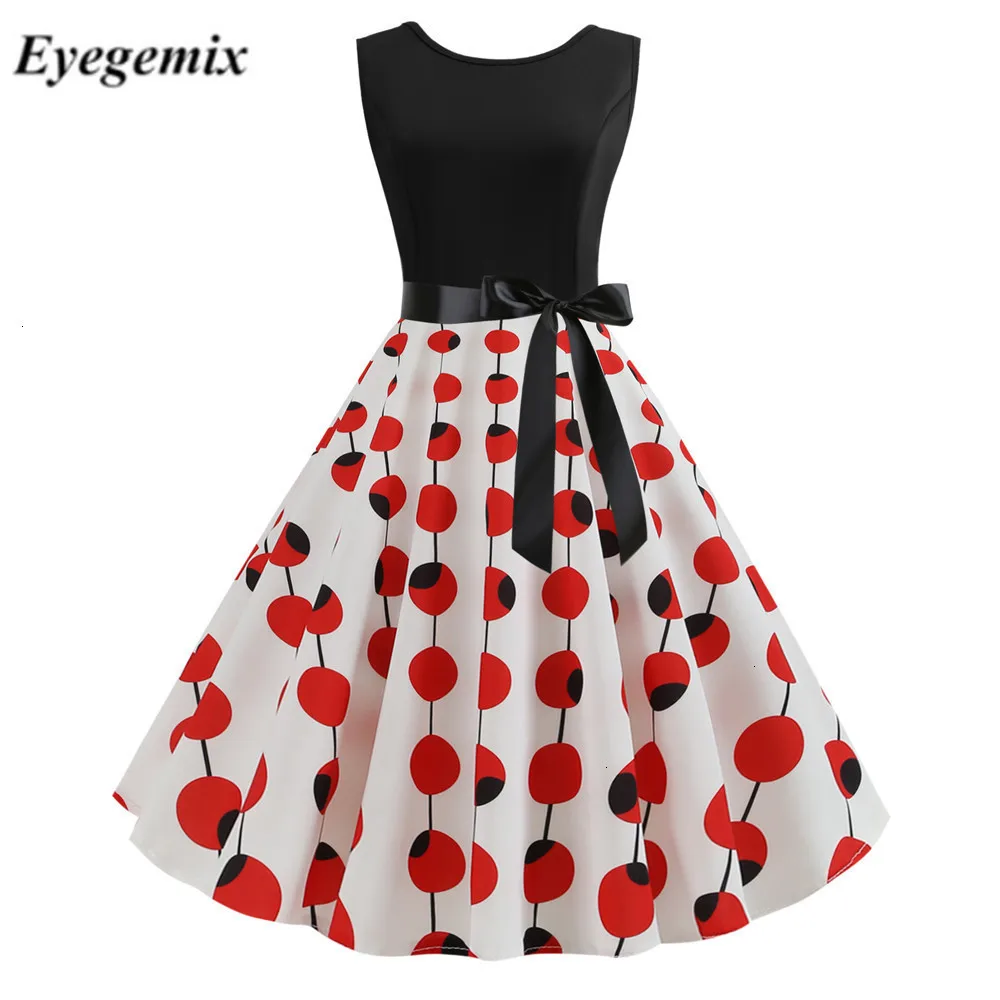 2019 лето черного цветов в стиле пэчворк Винтаж платье Для женщин Высокая талия