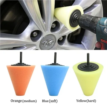 

1 hot-polished sponge polishing cone polishing pad for cleaning of automotive wheel tool carts