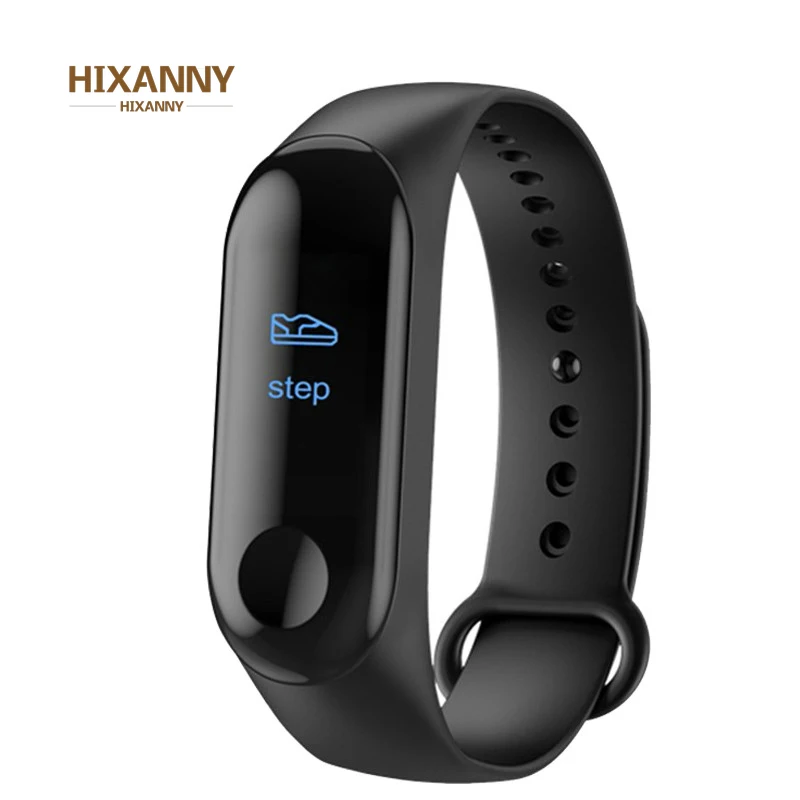 

M3 Smart Bracelet with Pressure Measurement Fitness Tracker Color 3D Screen Smart Band Pedometer Bluetooth Waterproof Bracelet