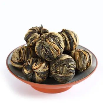 

2020 Year Organic Yunnan FengQing Dian Hong Dianhong Handmade Dragon Pearl Chinese Black Tea 250g / 500g