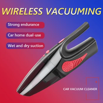 

Handheld Car Vacuum Cleaners Dual Use Mini 120W 4500Pa Wet Dry Vacuum Cleaner for Outdoor Personal Car Decoration