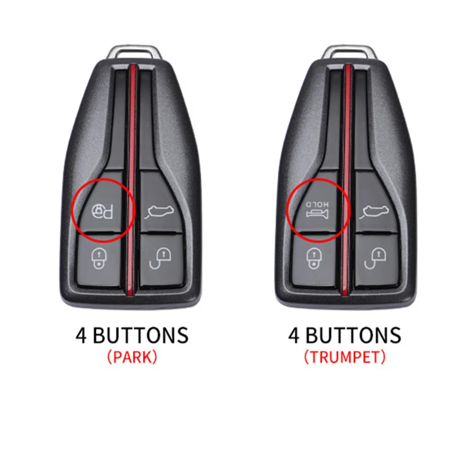 Portachiavi a distanza per auto per Banner rosso H5 portachiavi accessori H7 supporto per auto-Styling protezione portachiavi conchiglia -