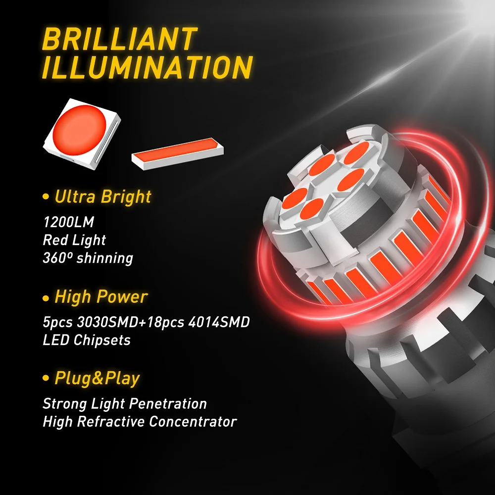 2x W21W T20 7443 7440 WY21W Led Canbus  Ʈκ ÷ ڵ 극ũ  Ʈ ȥ CR-V CRV NC750X 2019 HRV Ʈ Forza 125