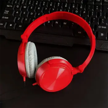 

3.5mm Wired Foldable Headphones Over Ear Headsets Bass Sound Music Stereo Earphone With Microphone For IPhone Xiaomi Huawei