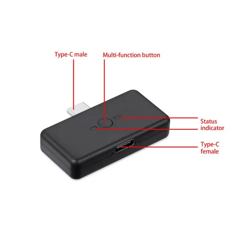 Bluetooth 5,0 USB C Тип C аудио передатчик адаптер для nintendo Switch PC PS4