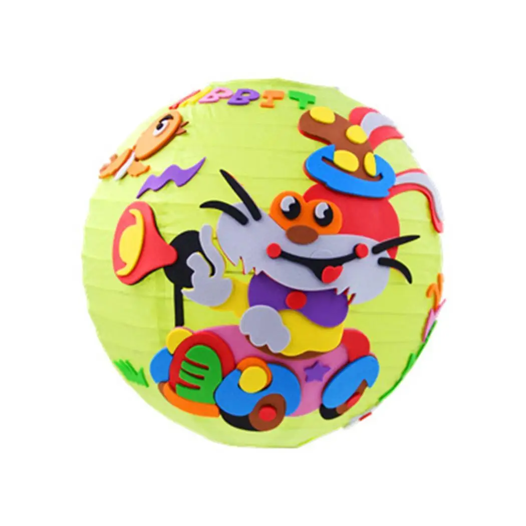 Lantern Festival Cartoon DIY Portable Illuminated Lantern multicolor Child Festival, Party Handmade - Цвет: type 18