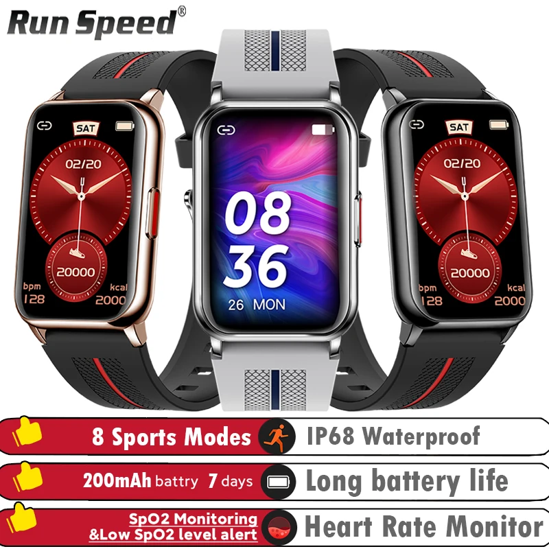 2021 Smart Watch Women Men Ip68 Waterproof Blood Oxygen Monitor Smart Wristband 1.57 Color Screen Smartband 6 For Huawei Xiaomi
