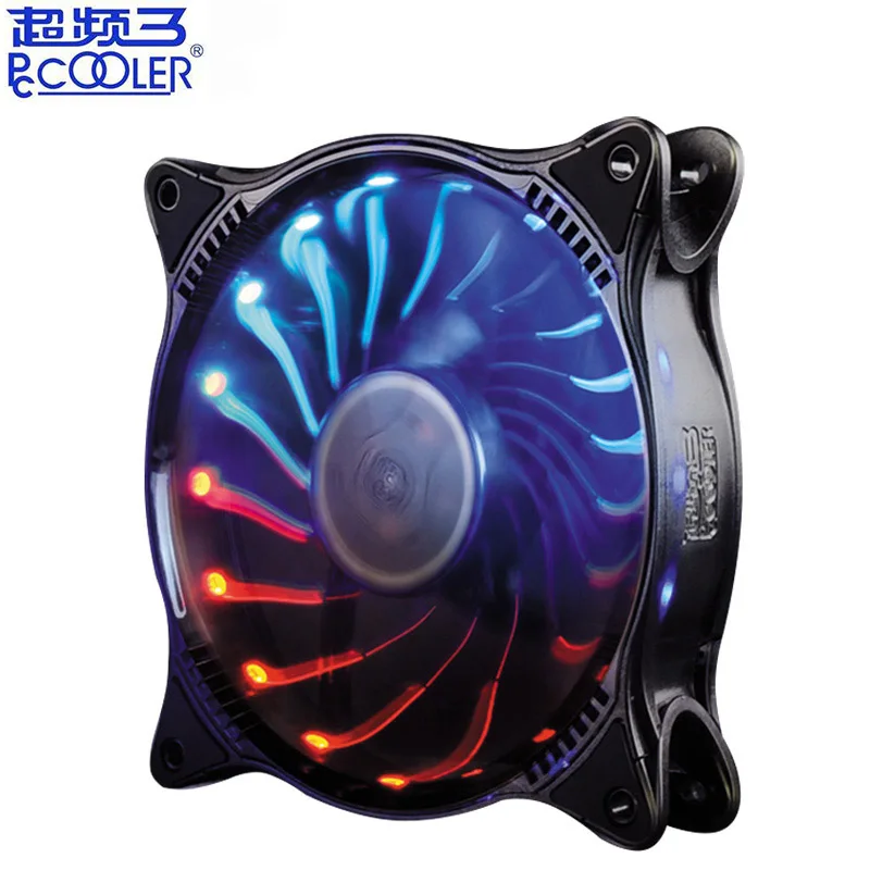 Охлаждающий вентилятор Pccooler Starry Sky 12 см для корпуса компьютера тихий RGB волшебный