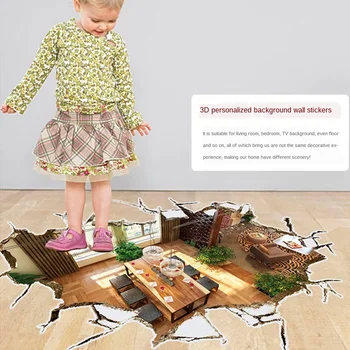 

Ay9255 3d Home Real Picture Drawing Living Room Bedroom Kindergarten Floor Sticker Wall Sticker