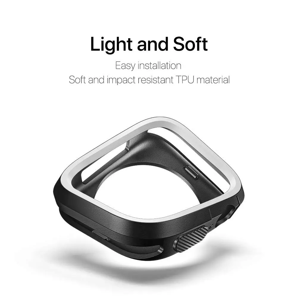 Чехол для часов для нового Apple Watch Series 4, ультра тонкая защитная пленка из термополиуретана с защитой от царапин