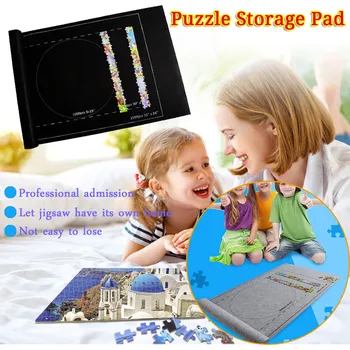 

Drawstring Storage Bag Felt Puzzle Mat Set Roll Type Storage Mat Jigroll Up to 2000 Pieces Learning Toys for Children G5