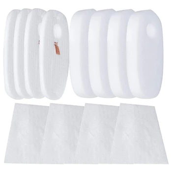 

4Pack Replacement Foam & Filter Kit for Shark HV319,HV320, HV320W, HV321, HV324Q and Shark Rocket TruePet HV322