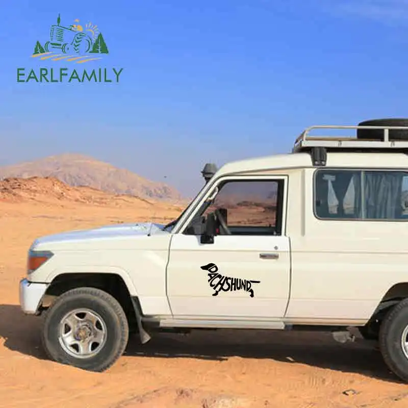 EARLFAMILY 58 см x 34 1 такса винил Декаль для Автомобиля Грузовика Двери кузова