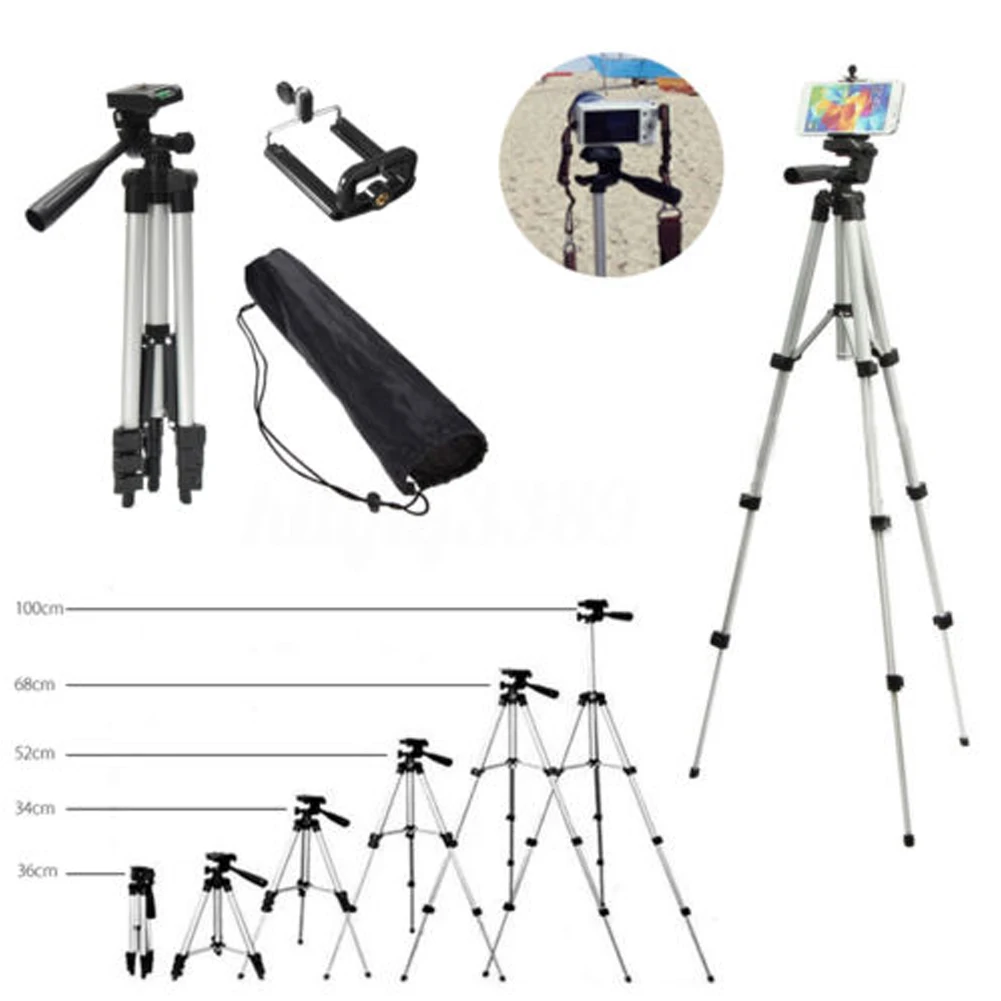 Mini Portable Tripod Bracket Stand Flexible Phone Mount Monopod Phone Holder For Gopro Camera DSLR Mount Table Tripod