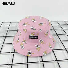 Двусторонняя шляпа для рыбака, женская кепка с принтом банана, картофеля фри, летняя повседневная Кепка от солнца, Мужская кепка в стиле хип-хоп, шапки для пары