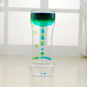 

Liquid Motion Timer Bubbler Best Sensory Toy for Relaxation, Liquid Motion Timer Toy Floating Color Mini Lava Lamp Timer