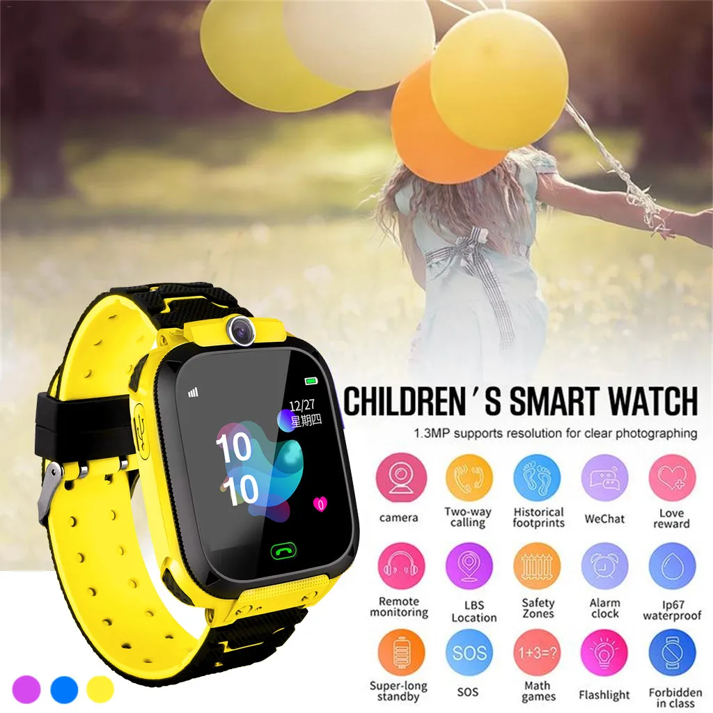 

GPS Child Smart Watch Phone Position Children Watch 1.44 inch Color Touch Screen WIFI SOS Smart Baby Smartwatch