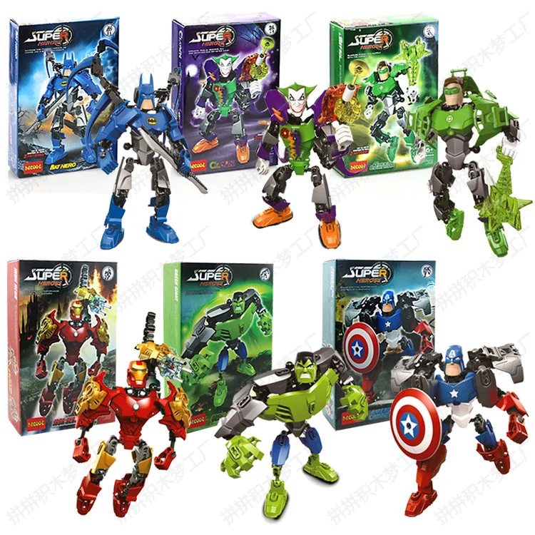 

Single Sale Super Heros Iron Man Hulkbuster Figure Ironman Compatible With Lepining Superheros Building Brick Toys For Children