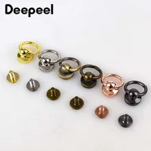 

10/20pcs Deepeel Metal Bags Rivet Nail Buckle Swivel Screw Studs Button Handbag Chain Hanger Leather Craft Accessories F3-17