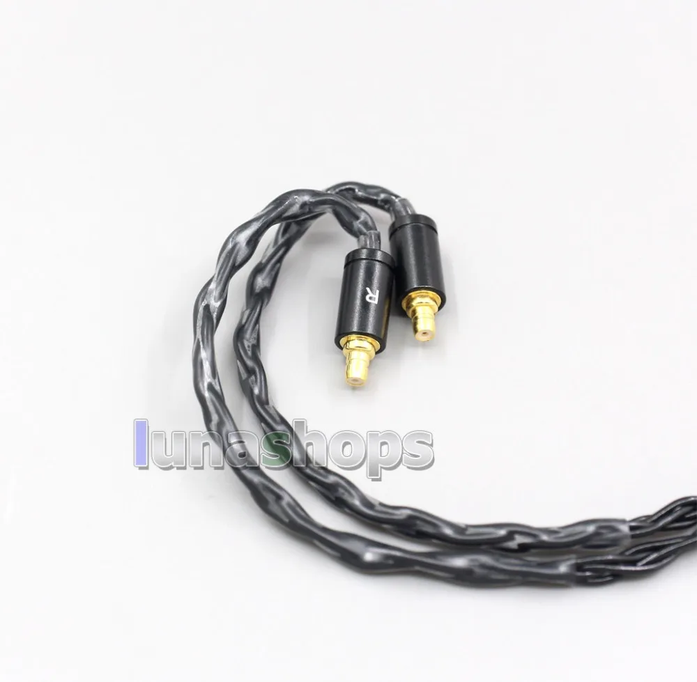 LN006460 2,5 мм 3,5 мм XLR сбалансированный 8 ядерный OCC Серебряный смешанный кабель для Sennheiser IE400 IE500 Pro