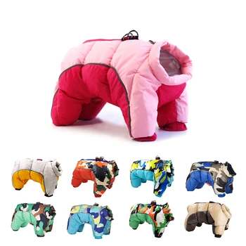 

Winter Pet Dog Clothes Super Warm Jacket Thicker Cotton Coat Waterproof Small Dogs Pets Clothing For French Bulldog Puppy