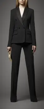 

Women Pant Suits New Bespoke Womens Business Suit Office Jacket And Pants Suit Work Wear Set