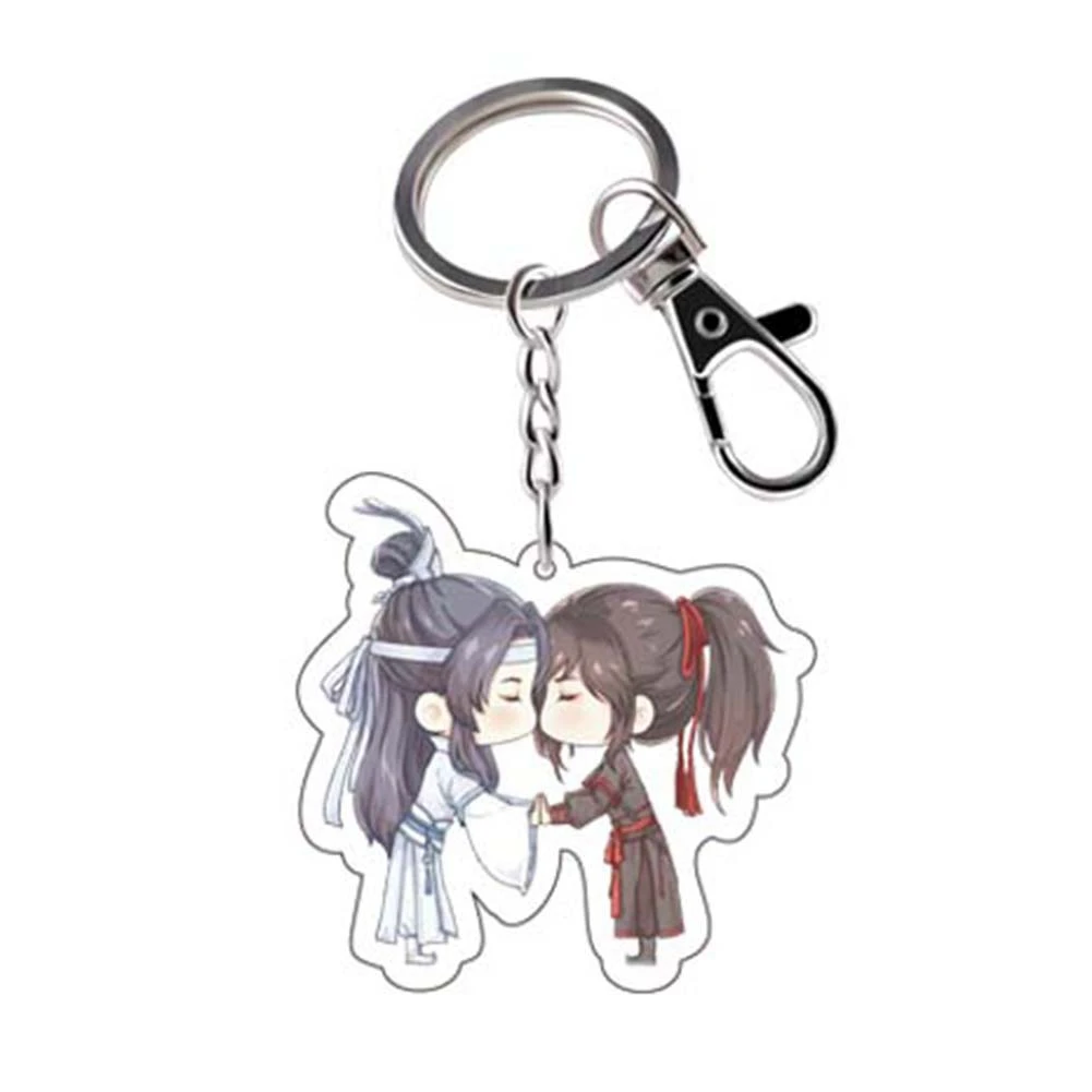 Fujoshi Grandmaster of Demonic mo dao zhu shi Weiwuxian Lan Zhan Portachiavi Брелок с подвеской брелок - Цвет: KEY4780H05