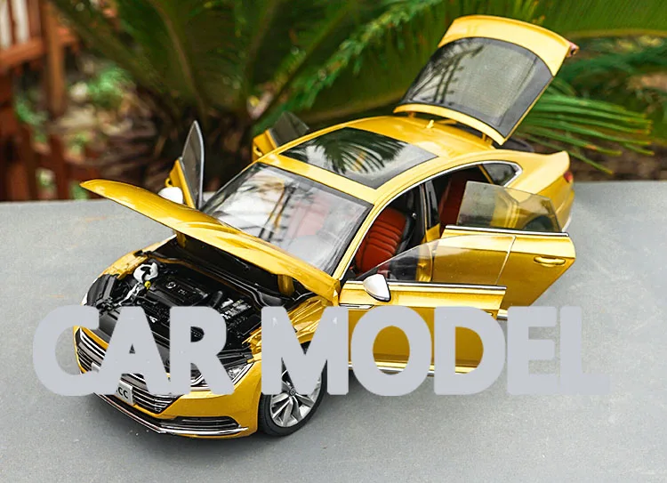 1:18 Масштаб сплава игрушечные транспортные средства VW CC автомобильный модель детских игрушечных автомобилей оригинальные аутентичные Детские игрушки