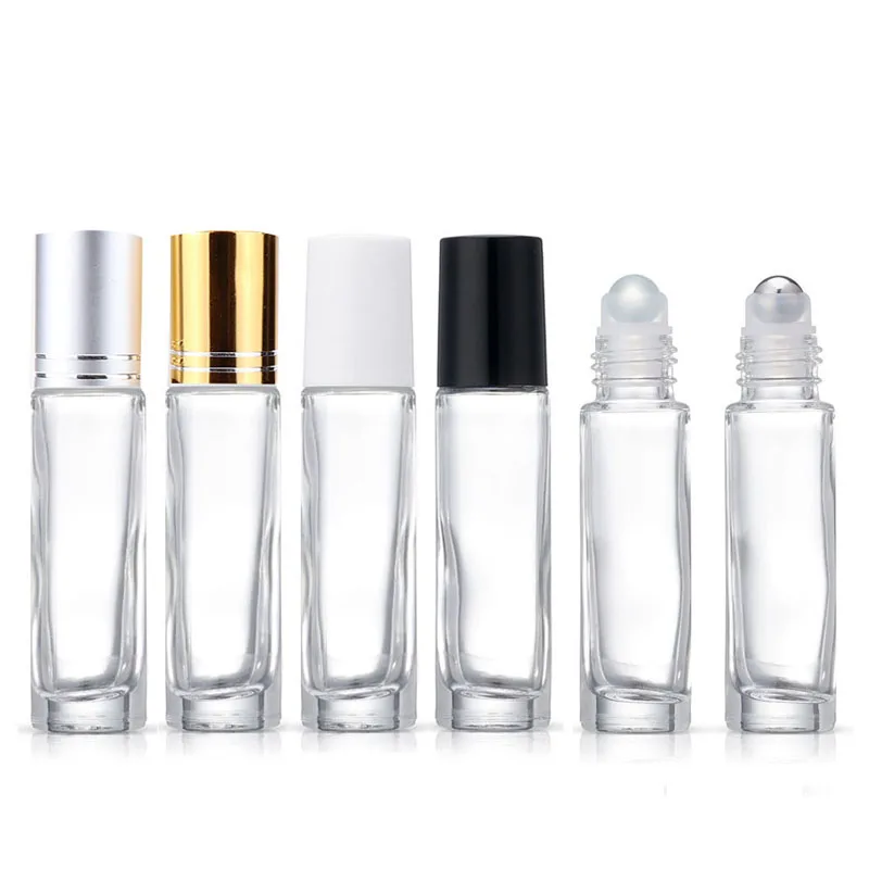 Gradient Ball Bouteille 5pcs 5ml Verre Épais Huile Essentielle Vide Parfum  Flacons Boule 5 Couleurs Flacon W