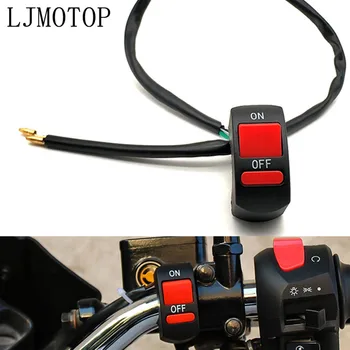 

Universal Motorcycle Switches Handlebar Flameout Switch ON OFF Button For Honda CB650R 125R CBR900RR CBR600 F2,F3,F4,F4i