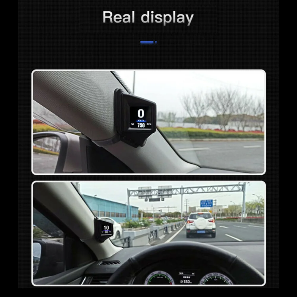 Universal Head-up Display Gps Medidor Inteligente Dashboard Digital Hud Obd 10 Cheap Conjuntos de painel e medidores
