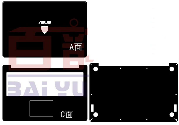 

3PCS Skin Cover Sticker For ASUS G501 G501JW G501VW VivoBook Flip 14 TP401CA TP401NA TP401 TP410 TP410U TP410UA TP461U TP461