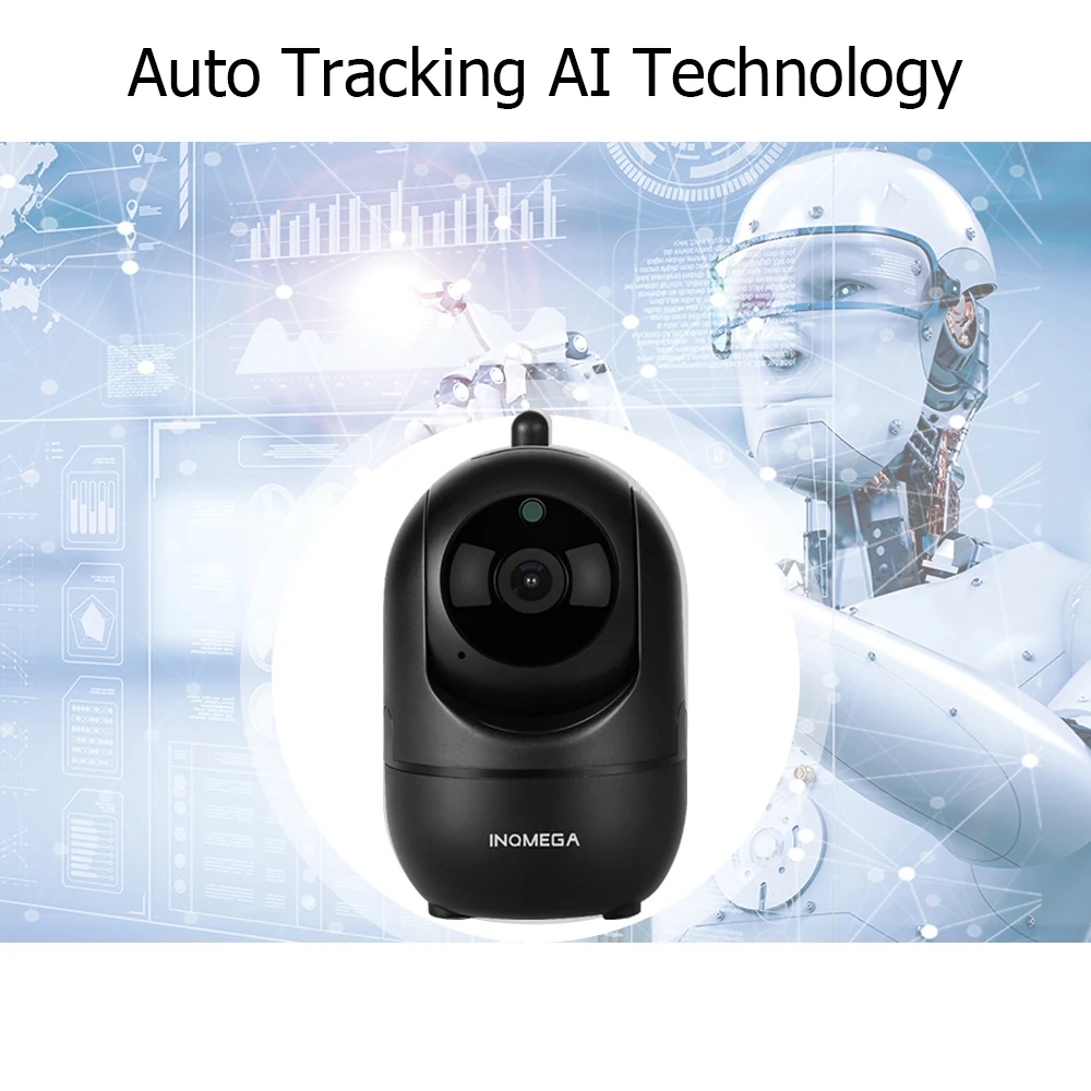  INQMEGA Cloud Wireless IP Camera Intelligent Auto Tracking Of Human Home Security Surveillance CCTV - 4.00009E+12