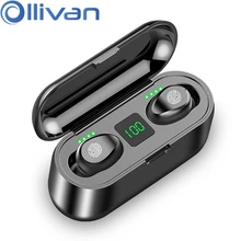 OLLIVAN TWS 5,0 8D стерео звук беспроводные наушники сенсорное управление Bluetooth наушники CVC HiFi беспроводные наушники цифровые